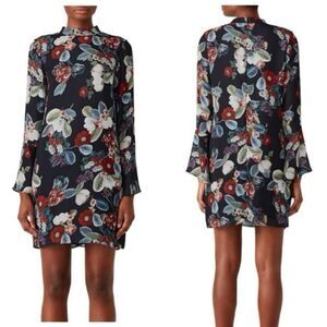AMANDA UPRICHARD FLORAL SHIFT DRESS